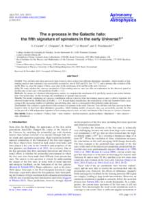 Astronomy & Astrophysics A&A 553, A51[removed]DOI: [removed][removed]