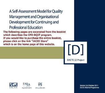 Evaluation / EFQM Excellence Model / Strategic management / EFQM / Benchmarking / European Quality Award / Quality management / Self-assessment / Business excellence / Business / Quality / Management