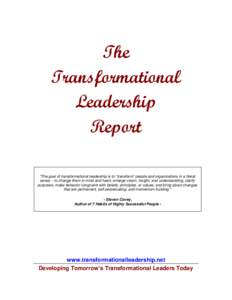 The Transformational Leadership