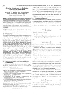 1286  IEEE TRANSACTIONS ON PATTERN ANALYSIS AND MACHINE INTELLIGENCE, Oriented Structure of the Occlusion Distortion: Is It Reliable?