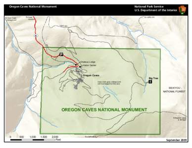 Oregon Caves National Monument  National Park Service U.S. Department of the Interior  To Cave