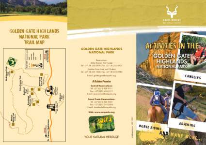 Hiking / Long-distance trails in the United States / Golden Gate Highlands National Park / IUCN Category II / Tourism