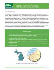 Soil contamination / Geography of the United States / Petoskey /  Michigan / Brownfield land / Little Traverse Bay / Michigan Department of Environmental Quality / Superfund / Tax increment financing / Geography of Michigan / Michigan / Town and country planning in the United Kingdom