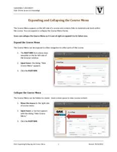 Microsoft Word - OAK - Course Menu.docx