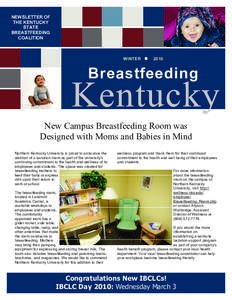 NEWSLETTER OF THE KENTUCKY STATE BREASTFEEDING COALITION