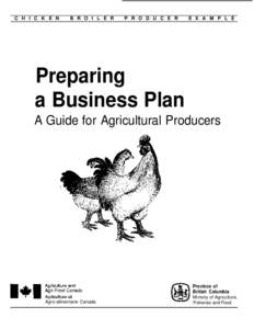 Introduction: Chicken Broiler Example: Preparing a Business Plan: A Guide for Agricultural Producers - BCMAFF