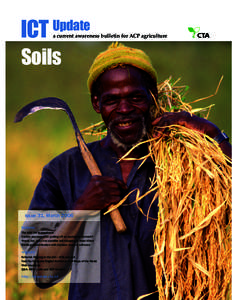 ICT  Update a current awareness bulletin for ACP agriculture  Soils