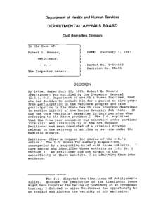 [removed]CR459 Robert L. Howard v. OIG