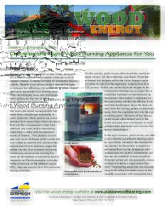 WOOD ENERGY Alaska’s Renewable Energy Resource  Heating your Home with Wood