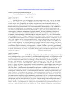 Southern Campaign American Revolution Pension Statements & Rosters Pension Application of Francis Arnold W106 Transcribed and annotated by C. Leon Harris State of Tennessee } Sept’r 12 th 1818 White County Sct }