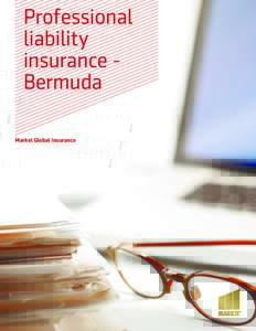 Professional liability insurance Bermuda Markel Global Insurance  Professional liability insurance - Bermuda