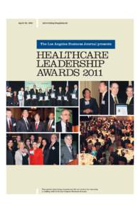 April 25, 2011  Advertising Supplement The Los Angeles Business Journal presents