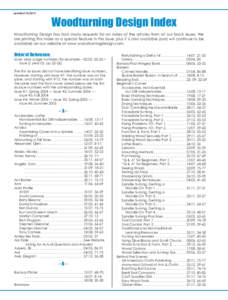 updated[removed]Woodturning Design Index