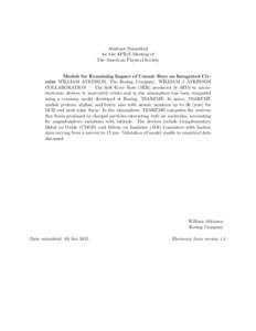 Abstract Submitted for the APR15 Meeting of The American Physical Society Models for Examining Impact of Cosmic Rays on Integrated Circuits WILLIAM ATKINSON, The Boeing Company, WILLIAM J ATKINSON COLLABORATION — The S