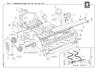 TAV. 1 - TRINCIATUTTO Mod. TUF 155 • 185 • 220 • [removed]