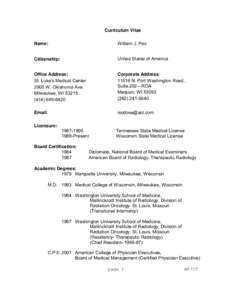 Radiation oncologist / Surgical oncology / American Board of Radiology / Year of birth missing / Oncologists / Carlos Pérez / American Society for Therapeutic Radiology and Oncology / Medicine / Radiation oncology / Oncology