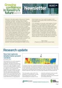 Growing confidence in forestry’s future  Newsletter