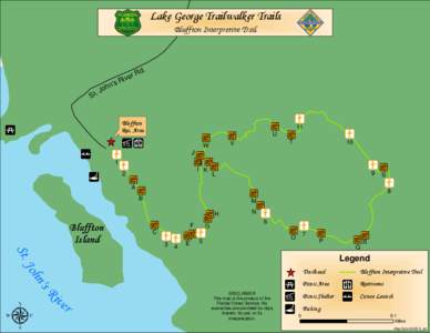 Lake George Trailwalker Trails Bluffton Interpretive Trail St.  i