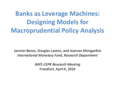 The Best Model of Banking-Macro Nexus Ever