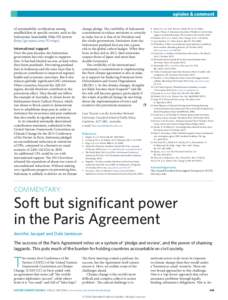 Soft but significant power in the Paris Agreement