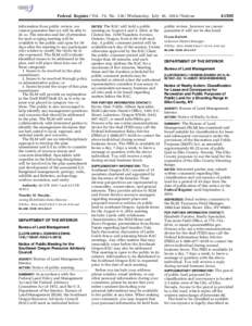 Federal Register / Vol. 79, No[removed]Wednesday, July 16, [removed]Notices information from public review, we cannot guarantee that we will be able to do so. The minutes and list of attendees for each scoping meeting will 