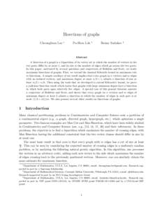 Bisections of graphs Choongbum Lee ∗  Po-Shen Loh