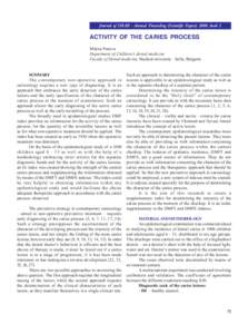 Dental caries / Dentistry / Bacterial diseases / Gross pathology / Skeletal system / Caries / Decay-Missing-Filled index / Lesion / Dental disease / Anatomy / Medicine / Health