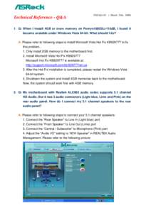 Technical Reference - Q&A