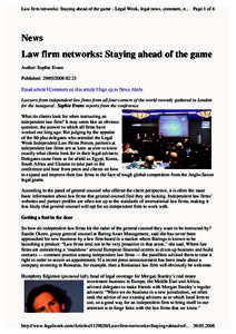 http://www.legalweek.com/ArticlesLaw+firm+networks+Sta