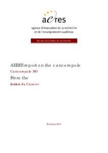 AGENCE D’ÉVALUATION DE L’ENSEIGNEMENT SUPERIEUR