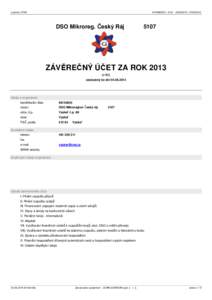 Licence: D756  XCRGBZUC / ZUC[removed][removed]DSO Mikroreg. Český Ráj
