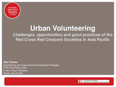 Asia Pacific Organizational Development Volunteering & Youth