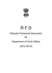 RFD (Results-Framework Document) for Department of Youth Affairs[removed])