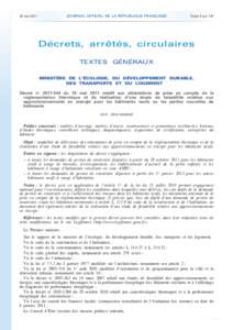 Journal officiel de la République française - N° 117 du 20 mai 2011