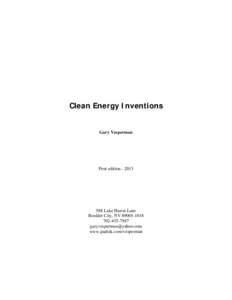 Microsoft Word - Clean Energy Inventions - Gary Vesperman.docx
