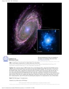 Chandra :: Photo Album :: M81 :: M81 Handout