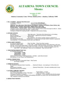 Local government / Government / Altadena Drive / Los Angeles County /  California / Town council / Altadena /  California / Geography of California / San Gabriel Valley