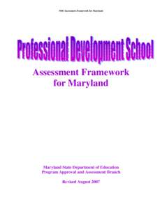 Microsoft Word - PDS Assessment Framework Revised August 2007.doc