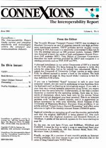The Interoperability Report June 1990