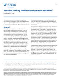 Pesticides / Nitroamines / Pest control / Beekeeping / Pyridines / Neonicotinoid / Clothianidin / Pesticide toxicity to bees / Imidacloprid / Insecticides / Chemistry / Agriculture