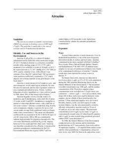 Chemistry / Endocrine disruptors / Organic chemistry / Toxicology / Atrazine / Simazine / Alachlor / 1 / 3 / 5-Triazine / Median lethal dose / Herbicides / Organochlorides / Triazines