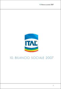 10. Bilancio socialeB ILAN CIO SO CI ALE