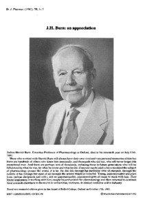 United Kingdom / Joshua Harold Burn / Pharmacology / British Pharmacological Society / Edith Bülbring / Henry Hallett Dale / Ullrich Georg Trendelenburg / Royal Society / Fellows of the Royal Society / Science