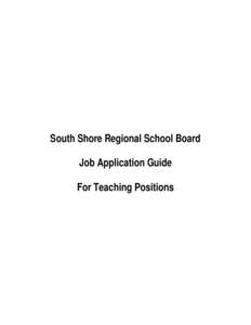 South Shore Regional School Board