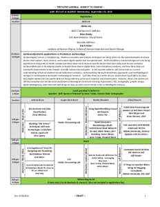 ‐‐ TENTATIVE AGENDA,  SUBJECT TO CHANGE ‐‐ AGIC 2013 AT‐A‐GLANCE: Wednesday, September 25, 2013 8:00am ‐  4:00pm  Registration