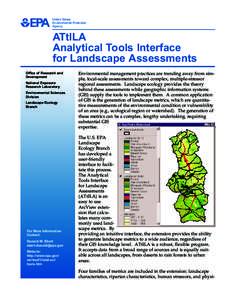 Earth / Ecology / GIS software / Biogeography / Environmental design / Landscape ecology / Landscape assessment / Riparian zone / Geographic information system / Geography / Landscape / Biology