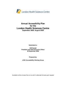 Annual Accessibility Plan[removed]