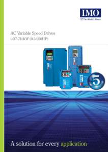 AC Variable Speed Drives 0.37-710kW (0.5-950HP)