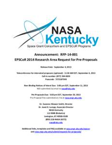 NASA Kentucky Space Grant Consortium