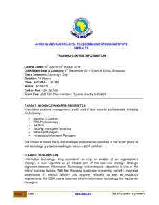 Data security / Accountancy / Risk / Security / Certified Information Systems Auditor / Information Systems Audit and Control Association / Corporate governance of information technology / Audit / CISA / Information technology audit / Auditing / Information technology management